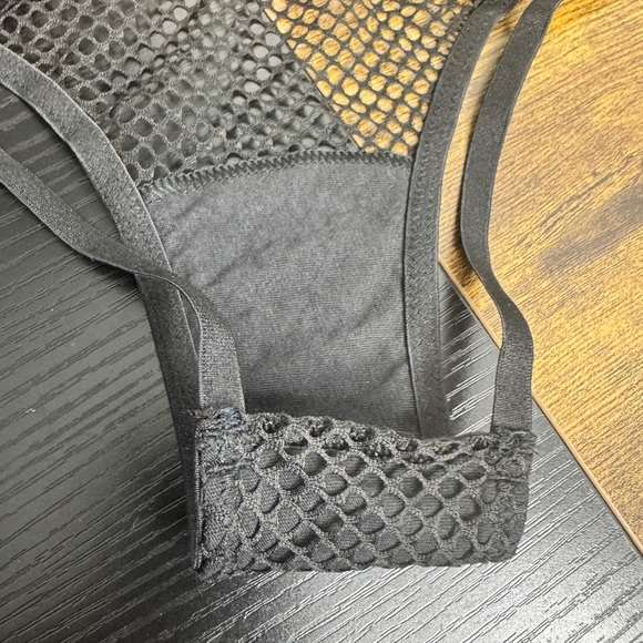 Victoria's Secret Very Sexy Open Back Fishnet Cheeky Panty Black - Picture 8 of 8